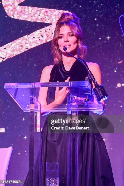 Cheryl attends the Primrose Ball, in honour of Sarah Harding, hosted by her fellow Girls Aloud bandmates and friends at The Londoner Hotel on October...