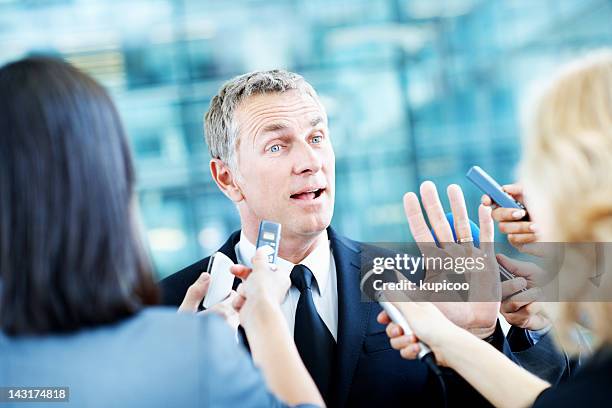 wait your turn - media interview stock pictures, royalty-free photos & images