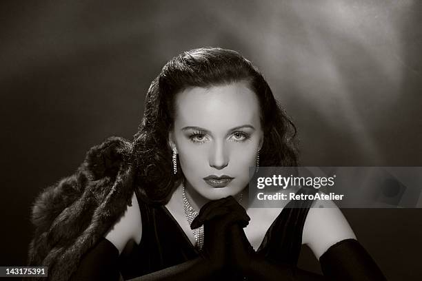 film-noir-style.the entscheidung - schauspieler stock-fotos und bilder