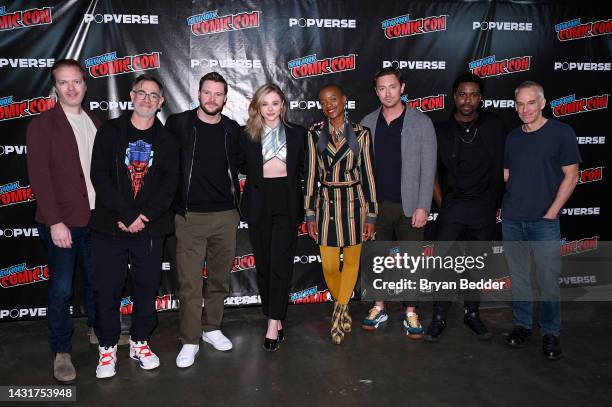 Vincenzo Natali, Jack Reynor, Chloë Grace Moretz, T'Nia Miller, JJ Feild, Gary Carr, and Scott B. Smith attend Prime Video Presents: The Peripheral...