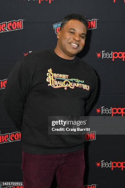 Rodney Clouden attends Marvel's Moon Girl and Devil Dinosaur interview during New York Comic Con 2022 on October 08, 2022 in New York City.