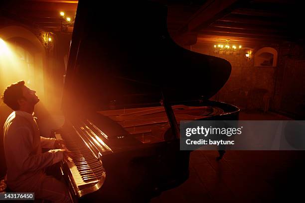 piano player - pianist stock pictures, royalty-free photos & images