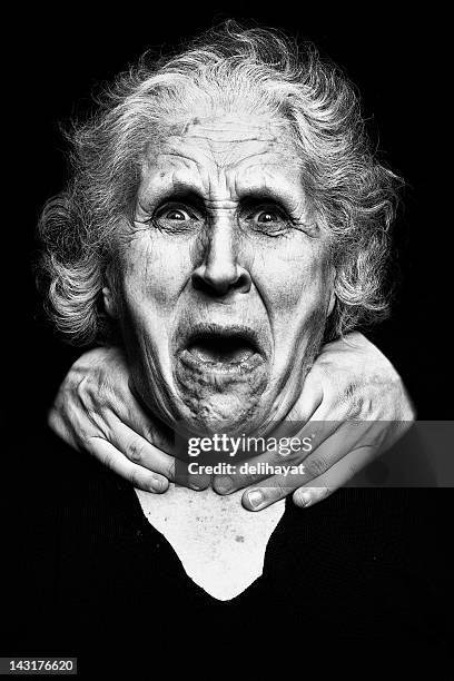 strangling - suffocated stock pictures, royalty-free photos & images