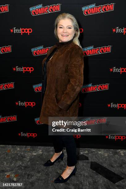 Kate Mulgrew attends the Star Trek interview during New York Comic Con 2022 on October 08, 2022 in New York City.