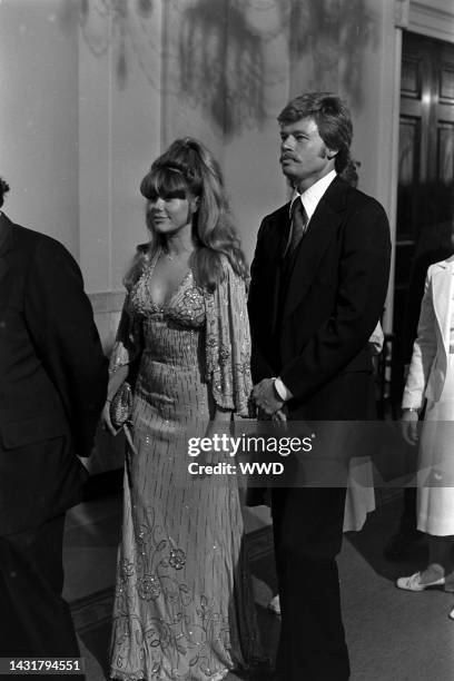 Charo and Kjell Rasten attend an event at the White House in Washington, D.C., on May 26, 1978.