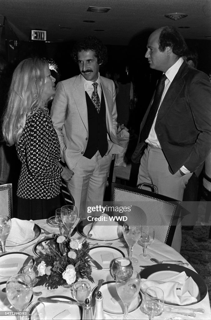 Sally Struthers, William C. Rader, and Rob Reiner attend a party ...