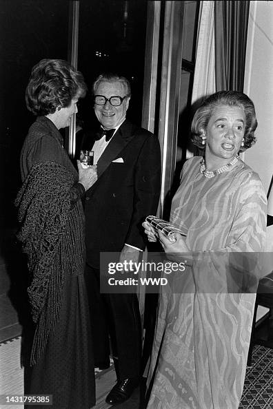 Pamela Rockefeller Pamela Harriman, Nelson Rockefeller, and Happy Rockefeller attend a ...