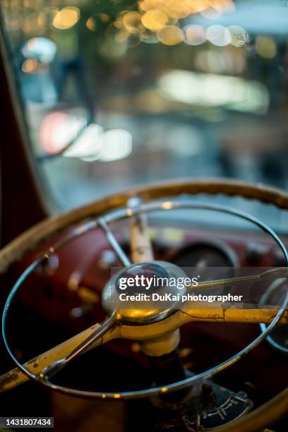 old bus - car glove box stock pictures, royalty-free photos & images