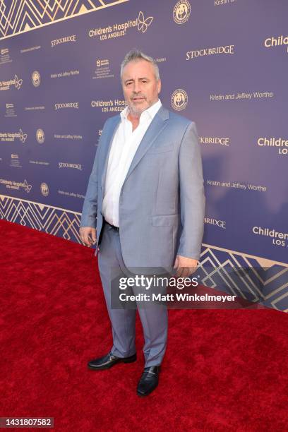 Matt LeBlanc attends the 2022 Children’s Hospital Los Angeles Gala at the Barker Hangar on October 08, 2022 in Santa Monica, California.