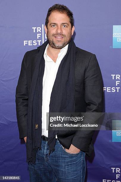 Director Brett Ratner attends the Film And Brands Tribeca Talks Industry Panel during the 2012 Tribeca Film Festival at the School of Visual Arts...