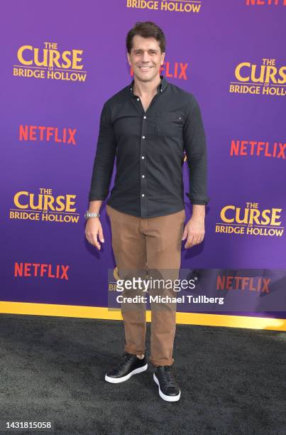 Director Jeff Wadlow attends the Los Angeles special screening of Netflix's "The Curse Of Bridge Hollow" at Netflix Tudum Theater on October 08, 2022...