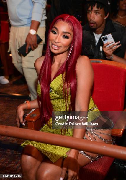 Karlie Redd attends the BET Hip Hop Awards 2022 at The Cobb Theater on September 30, 2022 in Atlanta, Georgia.