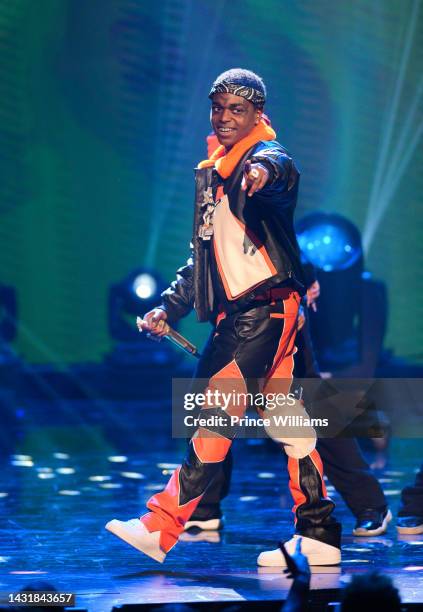 Kodak Black performs onstage during the BET Hip Hop Awards 2022 at The Cobb Theater on September 30, 2022 in Atlanta, Georgia.