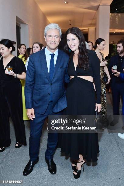 Michael Govan and Katherine Ross attend Hammer Museum's 18th Annual Gala in the Garden on October 08, 2022 in Los Angeles, California.