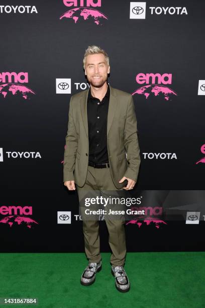 Lance Bass attends the 32nd Annual EMA Awards Gala honoring Billie Eilish, Maggie Baird And Nikki Reed presented by Toyota on October 08, 2022 in Los...