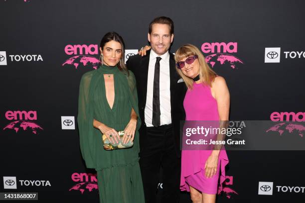 Nikki Reed, Peter Facinelli and Catherine Hardwicke attend the 32nd Annual EMA Awards Gala honoring Billie Eilish, Maggie Baird And Nikki Reed...