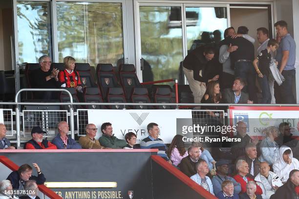 American businessman, Bill Foley looks on during the Premier League match between AFC Bournemouth and Leicester City at Vitality Stadium on October...