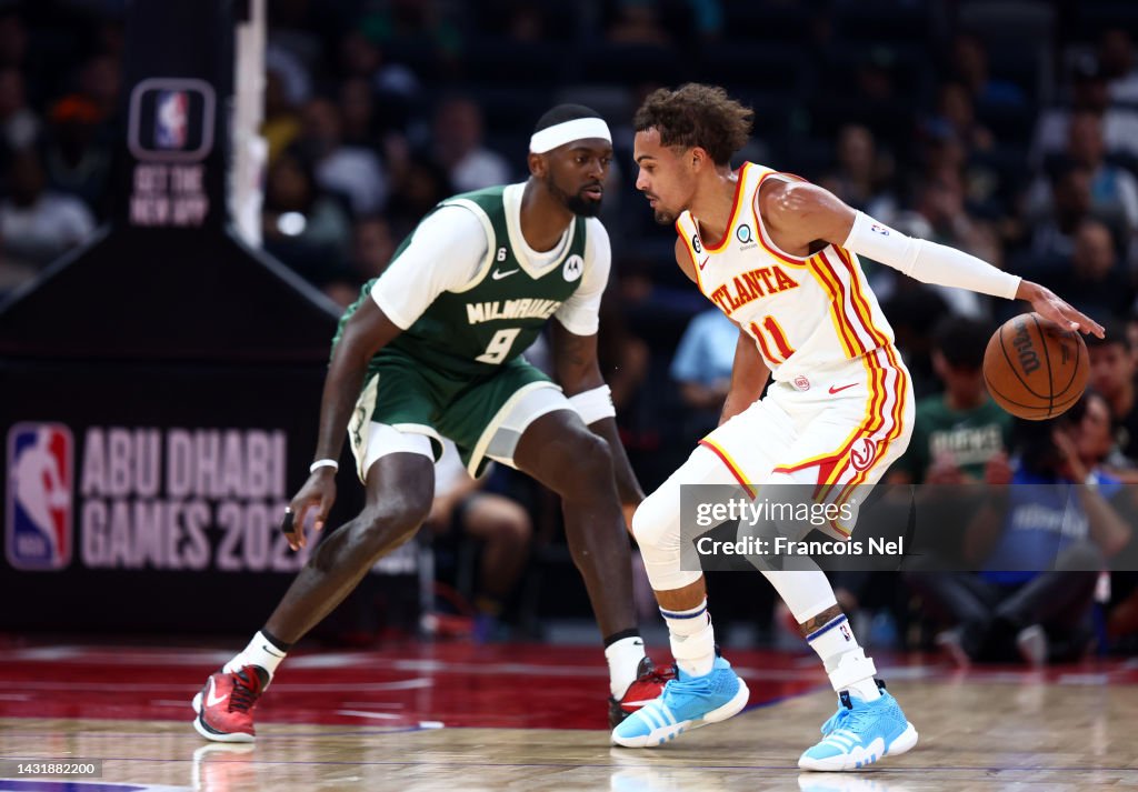 Atlanta Hawks and Milwaukee Bucks - NBA Abu Dhabi Games 2022