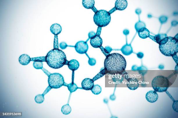 molecular structure model - virus fotografías e imágenes de stock