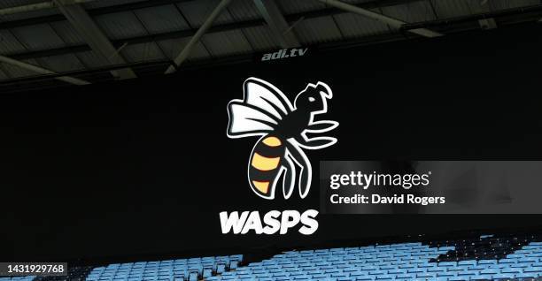 General view of the Coventry Building Society Stadium prior to the Gallagher Premiership Rugby match between Wasps and Northampton Saints at The...