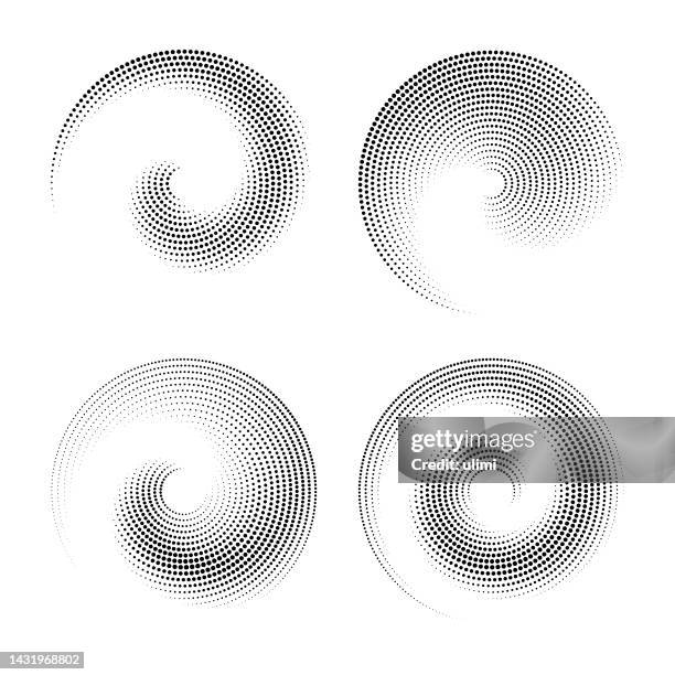 circle design elements - snail stock illustrations