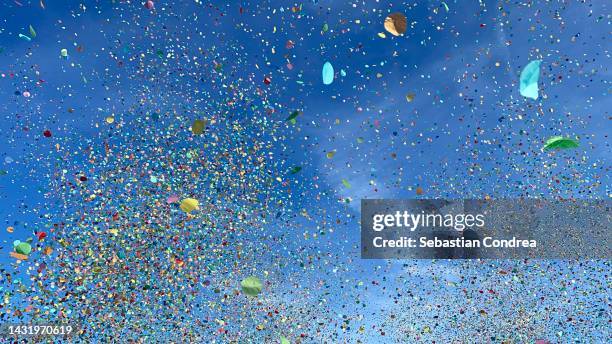 cluj-napoca city days event, transylvania, romania. - metallic balloons stock pictures, royalty-free photos & images