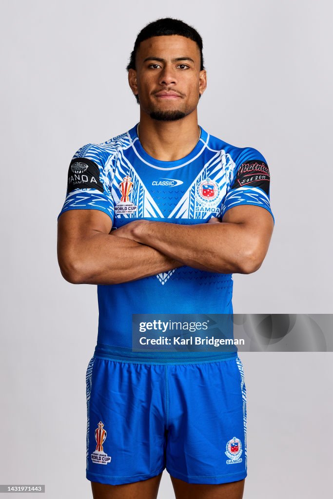 Stephen Rugby Stephen Crichton of Samoa poses for a photo during the Samoa Rugby ...