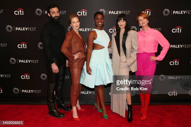 Morgan Spector, Carrie Coon, Denee Benton, Louisa Jacobson and Cynthia Nixonattend "The Gilded Age" during 2022 PaleyFest NY at Paley Museum on...