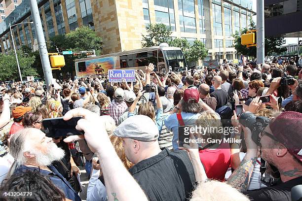 Musician Willie Nelson arrives at his statue unveiling at ACL Live on April 20, 2012 in Austin, Texas.