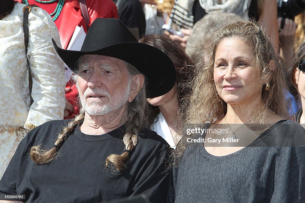 Willie Nelson Statue Unveiling - Austin, TX