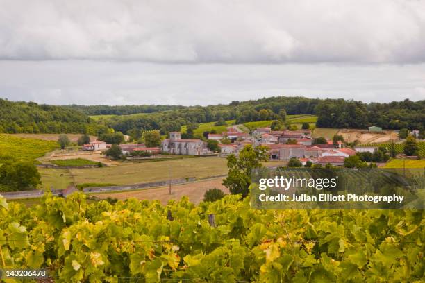 the village of saint preuil in cognac. - charente foto e immagini stock