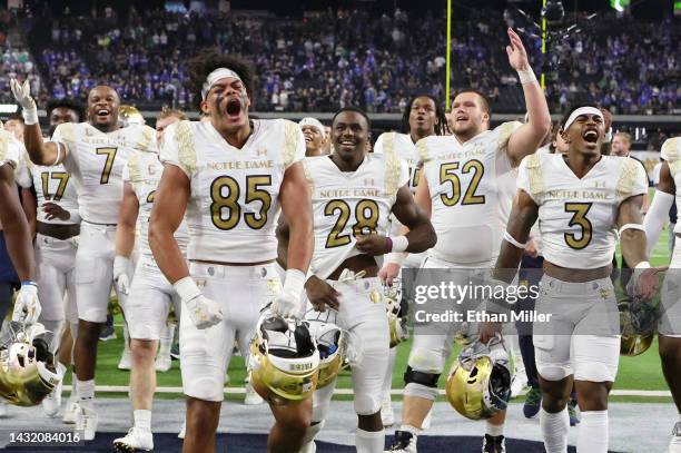 Defensive lineman Isaiah Foskey, tight end Holden Staes, cornerback TaRiq Bracy, offensive lineman Zeke Correll and safety Houston Griffith of the...