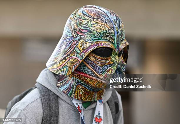 Cosplayers seen during day 4 of New York Comic Con on October 09, 2022 in New York City.