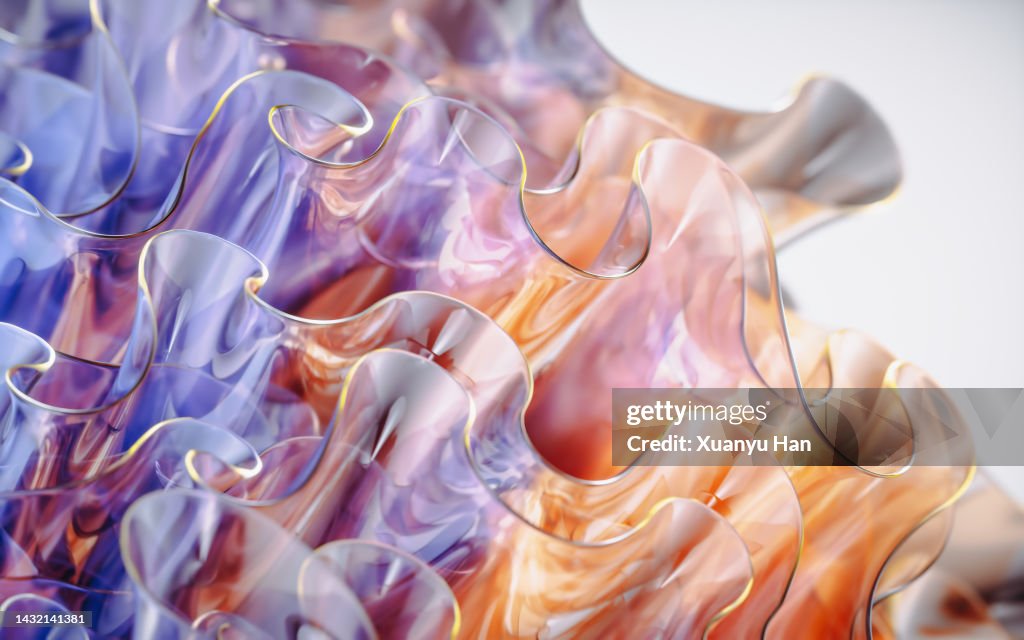 Modern Abstract Wavy Background
