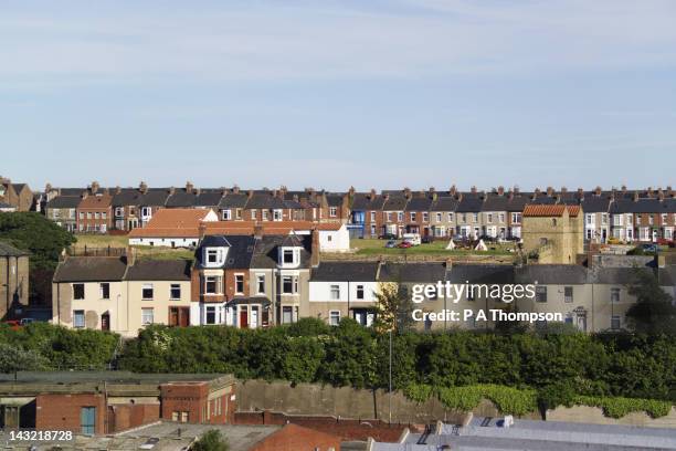 housing, south shields, tyne and wear, england - south shields stock pictures, royalty-free photos & images