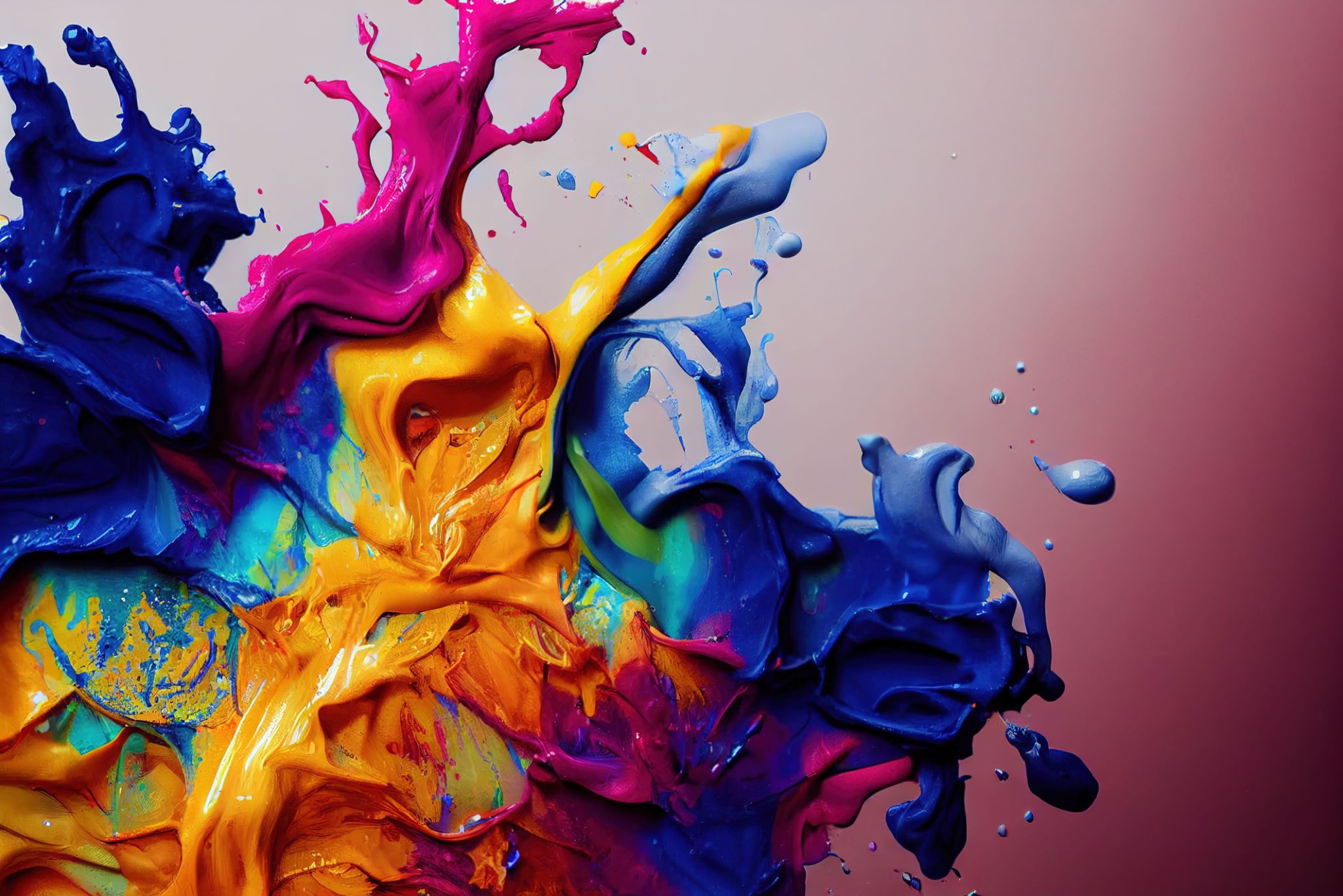 colorful ink art
