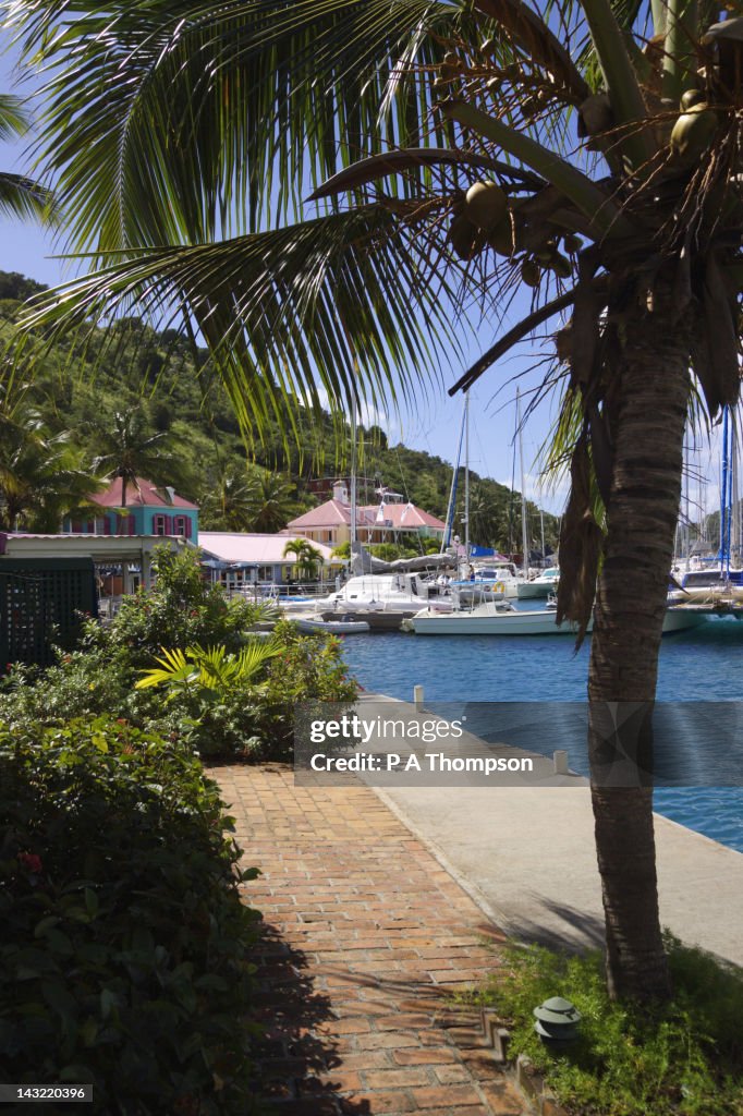 Sopers Hole Wharf, Pussers Landing, Frenchmans Cay, West End, Tortola, British Virgin Islands, Caribbean