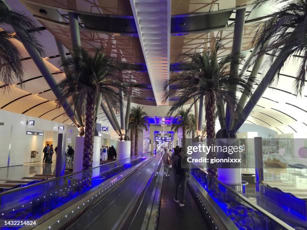 conveyor belt at muscat international airport, oman - oman muscat stock pictures, royalty-free photos & images