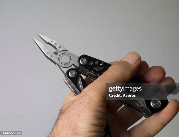 multitool penknife - multipurpose tool stock-fotos und bilder