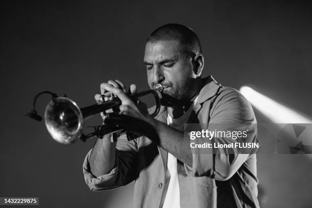 Ibrahim Maalouf au Montreux Jazz Festival 2022 le 14 juillet 2022.