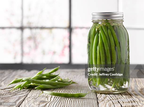 canned green beans - feijão catarino imagens e fotografias de stock
