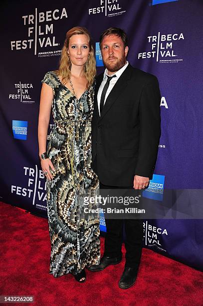 Director David Darg and wife Naomi Darg of the short Baseball in the Time of Cholera attend Shorts Program: Help Wanted during the 2012 Tribeca Film...