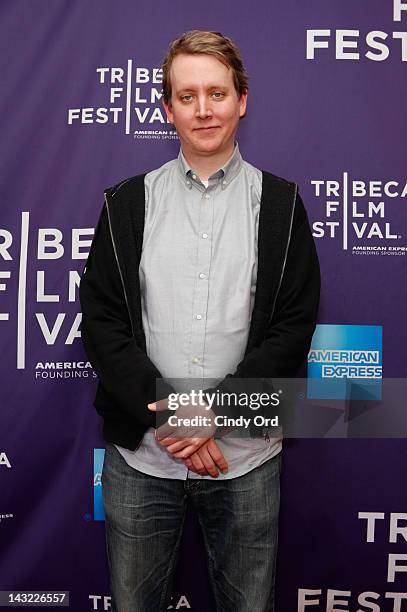 Director Seth Keal of the film 'CatCam' attends "Help Wanted" Shorts Program during the 2012 Tribeca Film Festival at the AMC Lowes Village on April...