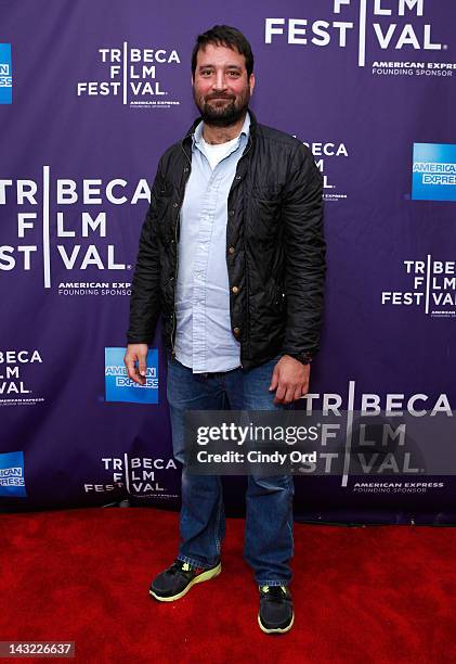 Producer Charles Miller of the film 'CatCam' attends "Help Wanted" Shorts Program during the 2012 Tribeca Film Festival at the AMC Lowes Village on...