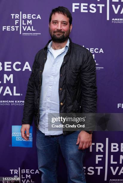 Producer Charles Miller of the film 'CatCam' attends "Help Wanted" Shorts Program during the 2012 Tribeca Film Festival at the AMC Lowes Village on...