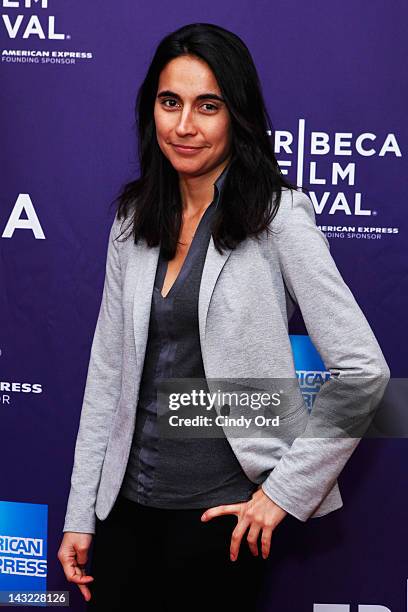 Director Julia Bacha of the film 'My Neighbourhood' attends "Help Wanted" Shorts Program during the 2012 Tribeca Film Festival at the AMC Lowes...