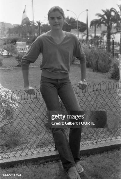 Actrice américaine Mariel Hemingway lors du Festival de Cannes le 14 mai 1979