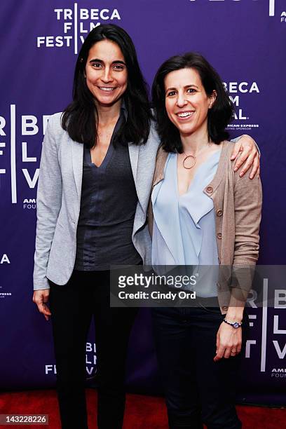 Director Julia Bacha and executive producer Ronit Avni of the film 'My Neighbourhood' attend "Help Wanted" Shorts Program during the 2012 Tribeca...