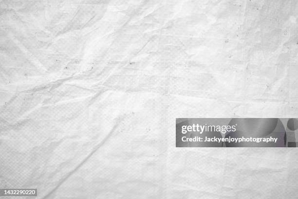 crumpled gray paper background - crumpled paper texture stock pictures, royalty-free photos & images