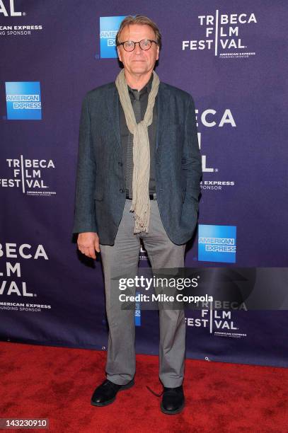 Actor David Rasche attends the "Revenge For Jolly!" Premiere during the 2012 Tribeca Film Festival at the Chelsea Clearview Cinemas on April 21, 2012...